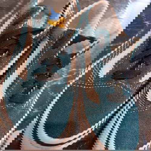 Vans Old Skool πράσινα σουέτ παπούτσια σαν καινούργια, μέγεθος 30