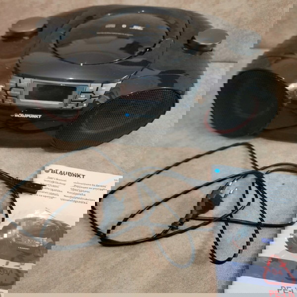 Blaupunkt Φορητό Ηχοσύστημα BB30BT με Bluetooth / CD / MP3 / USB / Ραδιόφωνο σε Μαύρο Χρώμα