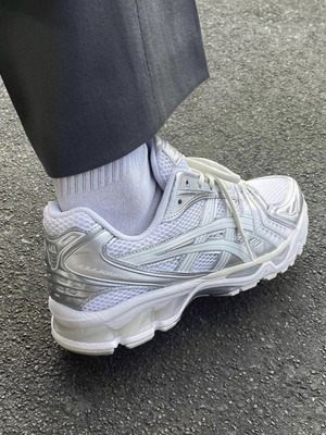 Asics Gel-Kayano 14 x Jujjound Silver White παπούτσια μεταχειρισμένα, μέγεθος 38