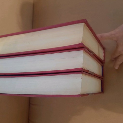 UNESCO The Right to Be Human 3-volume set, hardcover with gold embossing