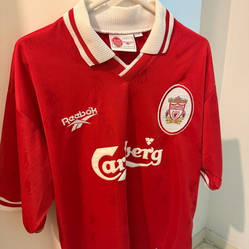Liverpool 1996/1998 Home Football Shirt Reebok size L like new