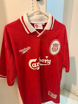 Liverpool 1996/1998 Home Football Shirt Reebok size L like new