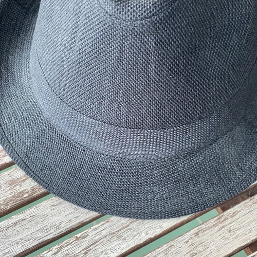 Fedora hats new, sand beige and black, set of 2