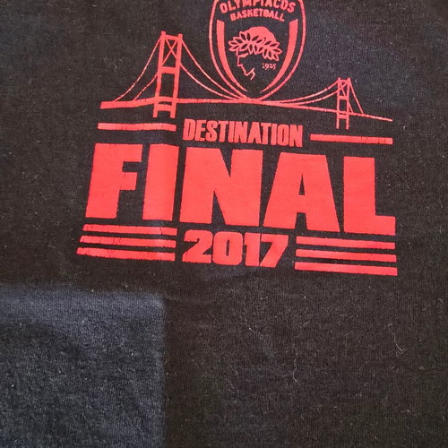 Olympiacos T-shirt used, size Small