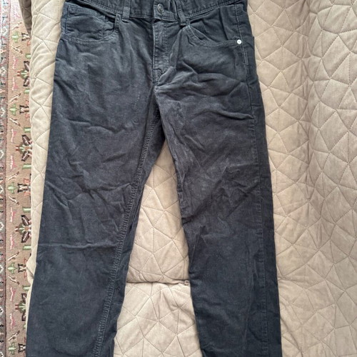 Benetton corduroy gray pants for boy 158 cm like new