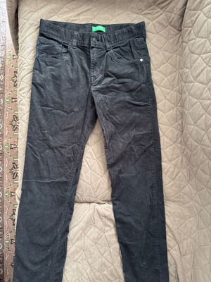 Benetton corduroy gray pants for boy 158 cm like new