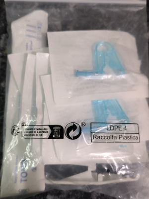 Ear piercing systems new, closed sterile devices with pen and tweezers