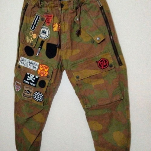 Dsquared2 Military Cargo Pants size 50 IT like new, beige multicolor