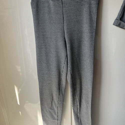 Pull&Bear pied-de-poule pants size S like new, elastic waist