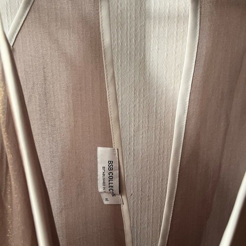 BSB see through top like new, brown and gold, size L