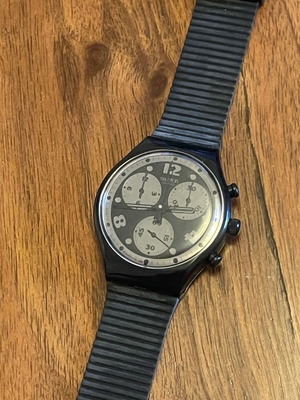 Swatch Chrono 1993 μεταχειρισμένο ρολόι με χρονογράφο στο κουτί