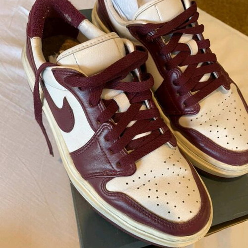 Nike Jordan sneakers used, size 39, white and red