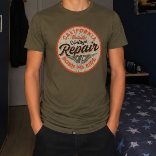 T-shirt khaki Paco & Co like new, size M
