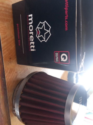 Moretti Air Filter 41mm like new for motorcycle