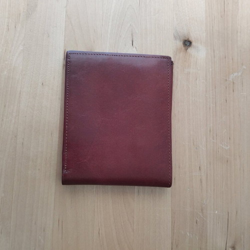 Burgundy leather wallet like new