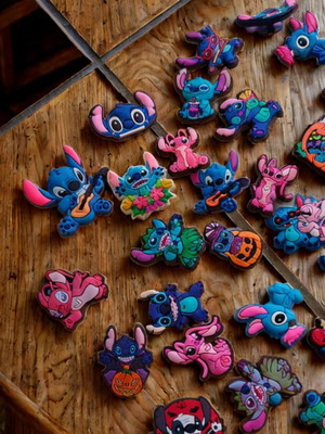 Stitch shoe charms Disney new, pack of 10