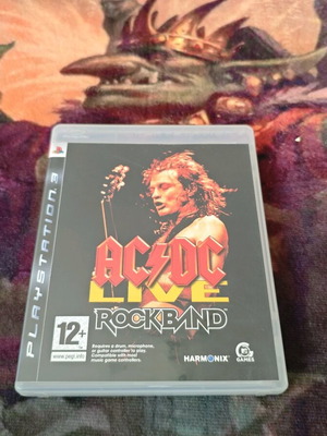 ACDC Live by Rock Band PlayStation 3 like new