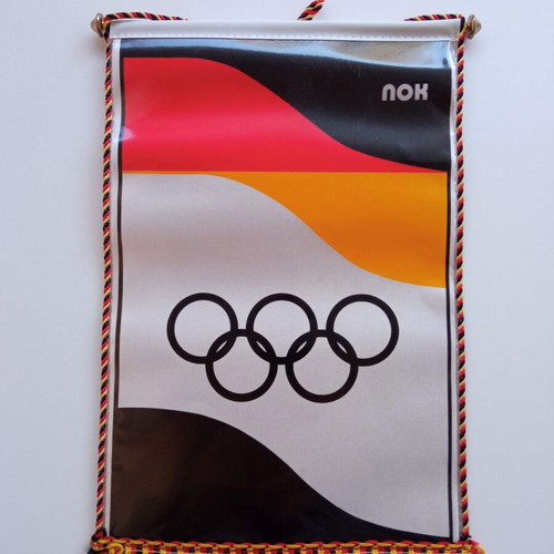 Commemorative Banner of German Olympic Committee like new