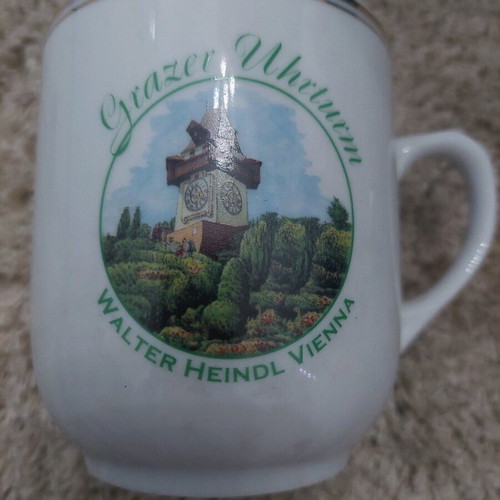Porcelain mug Vienna Austria collectible like new