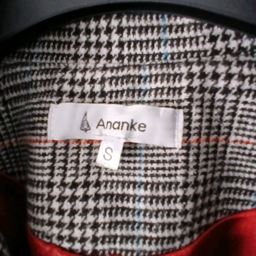 Ananke checked jacket like new, size S
