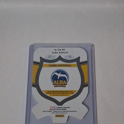 Yanni Wetzell patch card