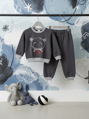 Children's pajamas new, gray