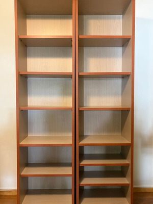 Professional Bookcases like new, set of 2, cherry finish