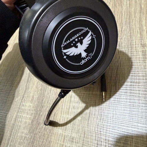 Armageddon Atom7 gaming headphones like new, wired