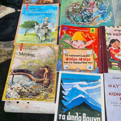 Reading books used, 47 pieces, fairy tales and interactive
