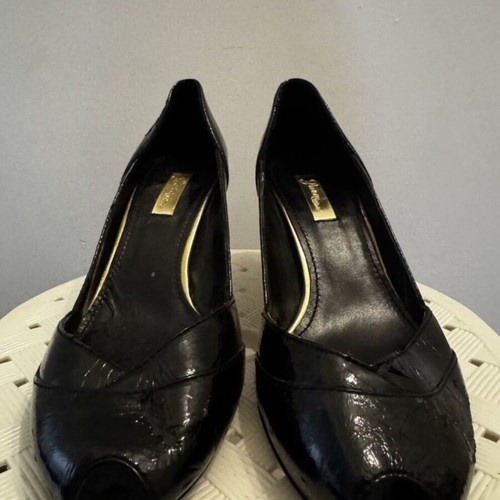 Zara black peep-toe heels, size 38