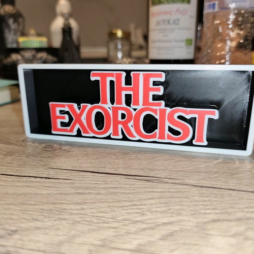 3D Printed The Exorcist Logo new for Home Cinema