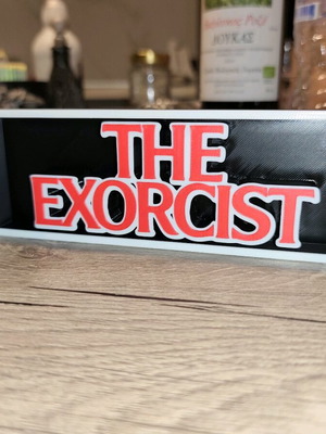 3D Printed The Exorcist Logo new for Home Cinema