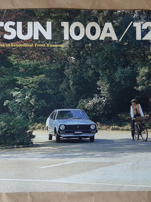 Διαφημιστική μπροσούρα Datsun 100A/120A μεταχειρισμένη