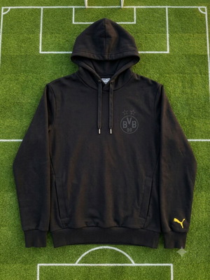 Borussia Dortmund All Black Hoodie used, original