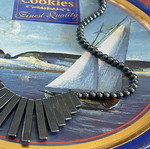 Egyptian hematite necklace