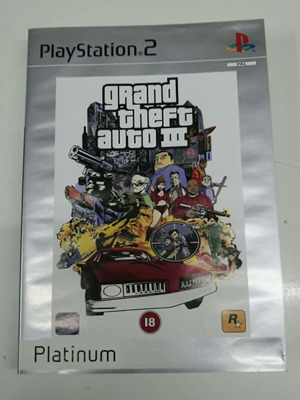 Εξώφυλλο Grand Theft Auto III Platinum μεταχειρισμένο, PS2