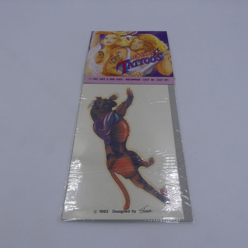 Vintage 1993 Art Lover removable tattoos sealed pack #6 new