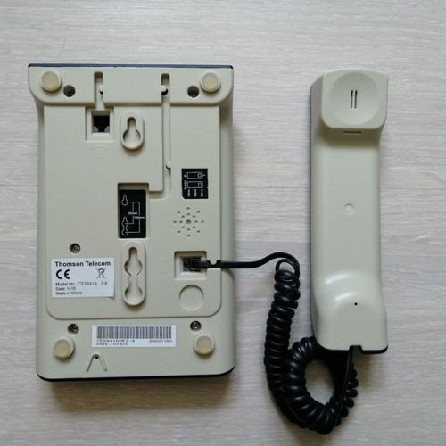 Alcatel office phone like new, black, corded