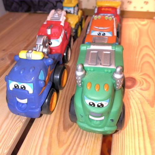 Hasbro Tonka Chunk friends αυτοκινητάκια σαν καινούργια, συλλογή 6 τεμαχίων