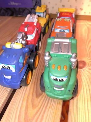 Hasbro Tonka Chunk friends αυτοκινητάκια σαν καινούργια, συλλογή 6 τεμαχίων