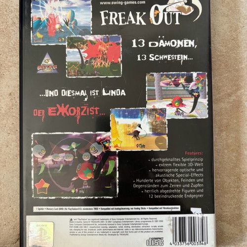 Freak Out PlayStation 2 used, German version