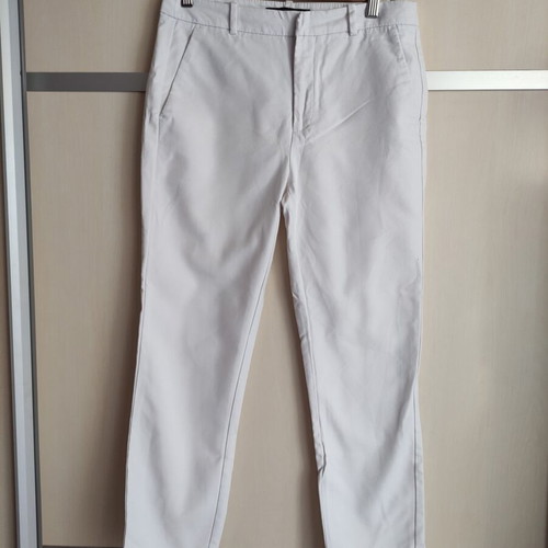 Zara tailored white pants used, size M 38
