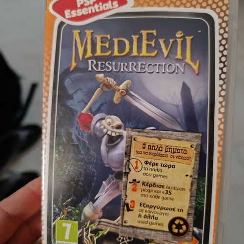 PSP games used with Grand Theft Auto and Medievil
