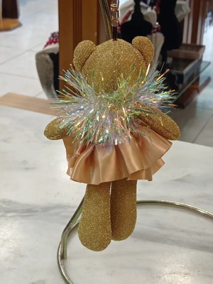 Plush bear keychain new