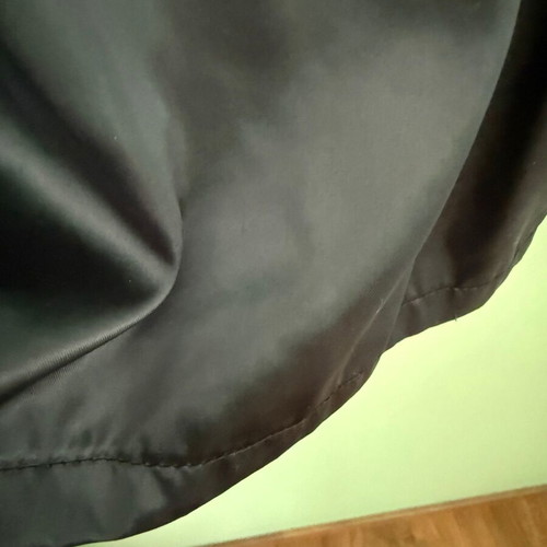 Zini navy satin skirt high-waisted like new