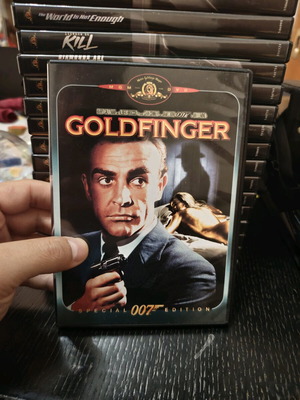 James Bond Goldfinger DVD καινούργιο, δράσης και περιπέτεια