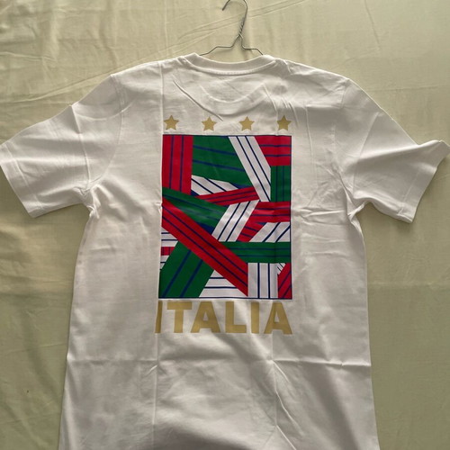 Adidas Italian theme shirt new, size Small, long fit