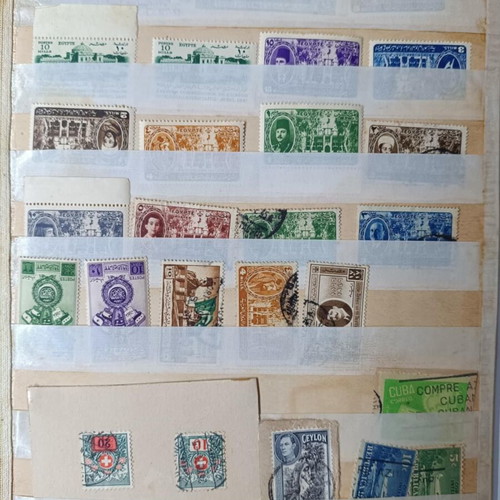 Stamp album used, Greek and foreign stamps before 1960