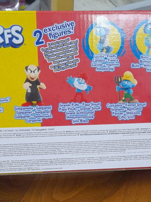 Smurfs figures new, pack of 6