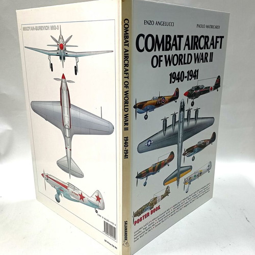 Combat Aircraft of World War II 1940-1941 poster book like new